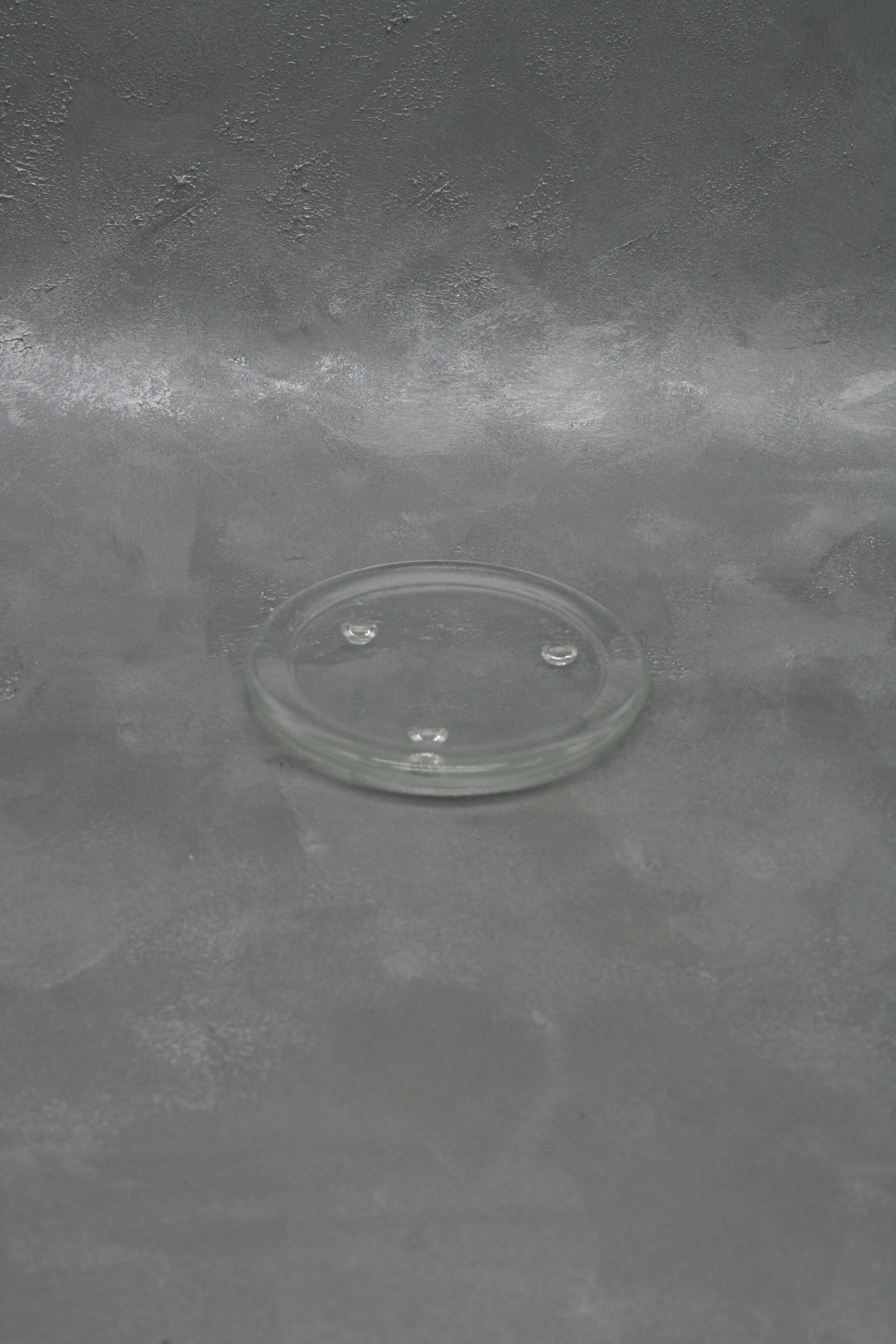 Kerzenteller aus Glas